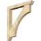 Ekena Millwork Westlake Slat Rough Sawn Bracket w/ Offset Brace, Douglas Fir, 6"W x 40"D x 44"H BKT0604X40X44WTL06RDF - alternate 1